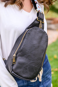 Rowan Sling Bag In Black