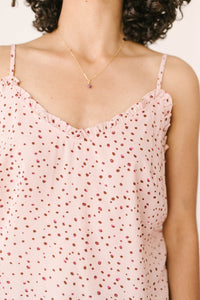 Ruffles & Dots Camisole In Pink