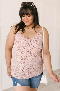 Ruffles & Dots Camisole In Pink