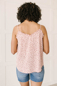 Ruffles & Dots Camisole In Pink