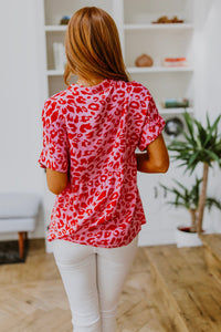 Sassy & Sophisticated Animal Print Blouse