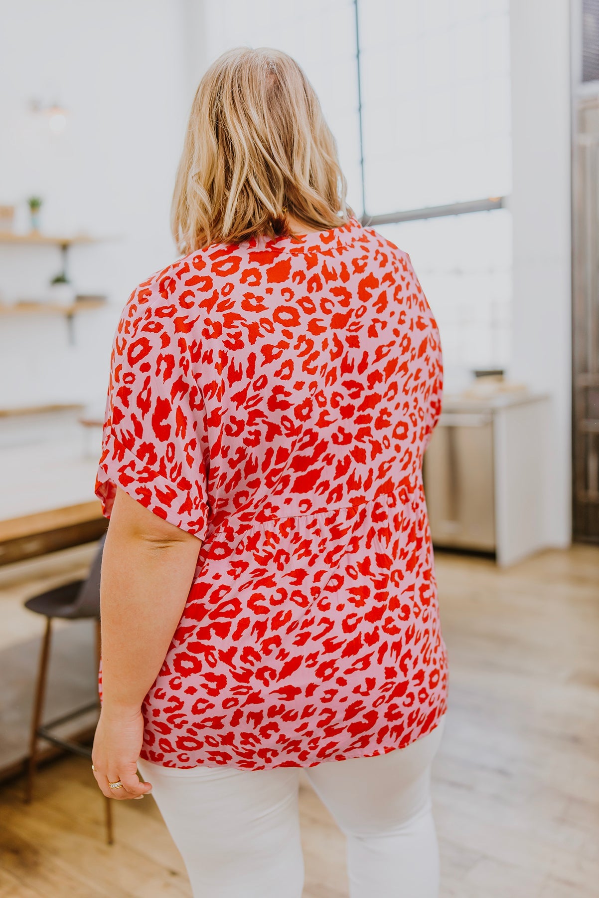 Sassy & Sophisticated Animal Print Blouse