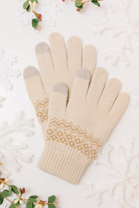 Scandinavian Simplicity Gloves in Beige