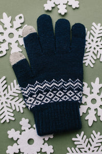 Scandinavian Simplicity Gloves in Navy