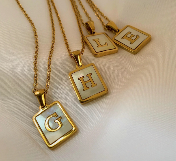 PREORDER: 18K Gold Plated Initial Necklace