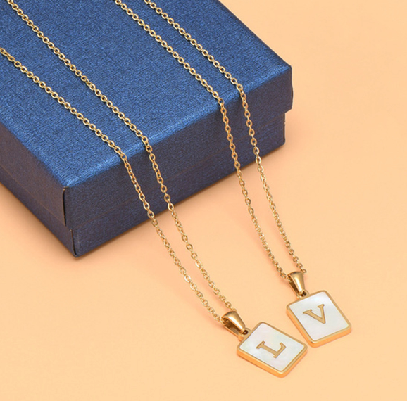 PREORDER: 18K Gold Plated Initial Necklace