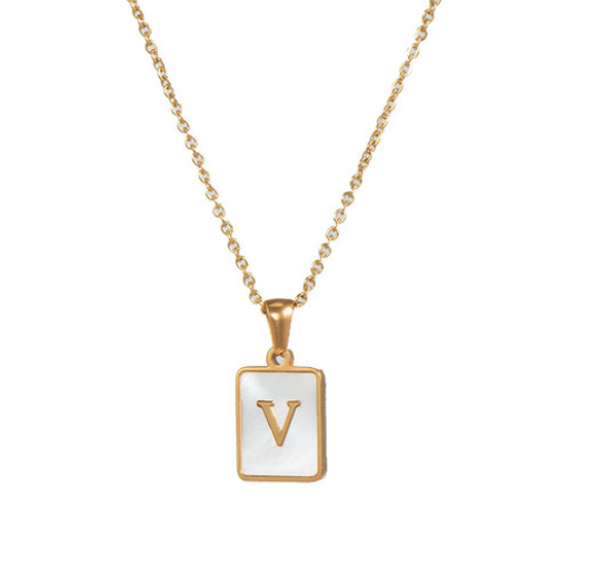 PREORDER: 18K Gold Plated Initial Necklace