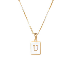 PREORDER: 18K Gold Plated Initial Necklace