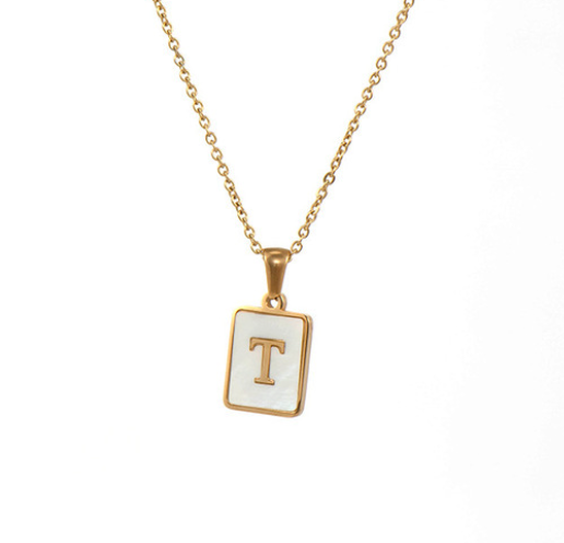 PREORDER: 18K Gold Plated Initial Necklace