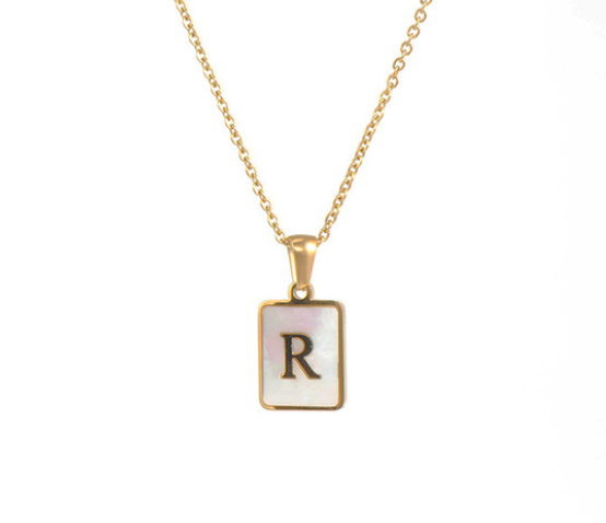 PREORDER: 18K Gold Plated Initial Necklace