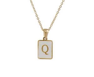 PREORDER: 18K Gold Plated Initial Necklace