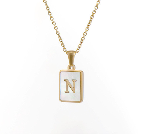 PREORDER: 18K Gold Plated Initial Necklace