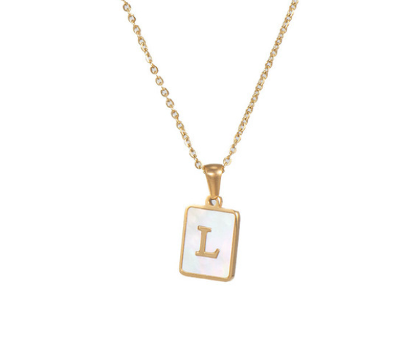 PREORDER: 18K Gold Plated Initial Necklace