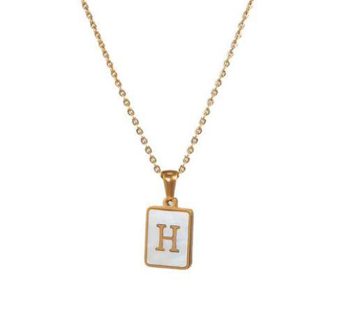 PREORDER: 18K Gold Plated Initial Necklace