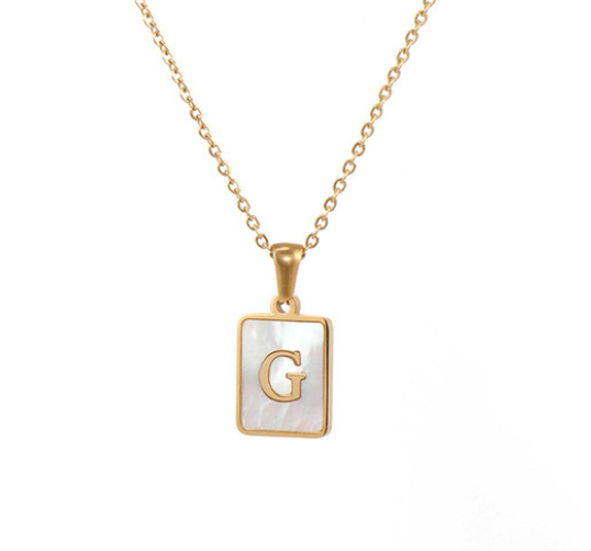 PREORDER: 18K Gold Plated Initial Necklace