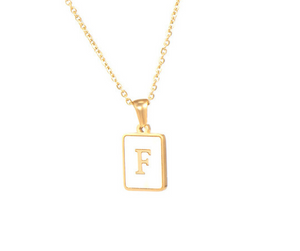 PREORDER: 18K Gold Plated Initial Necklace