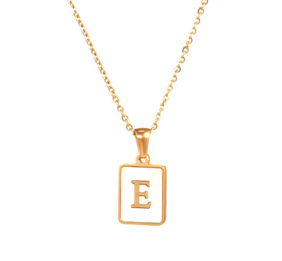 PREORDER: 18K Gold Plated Initial Necklace