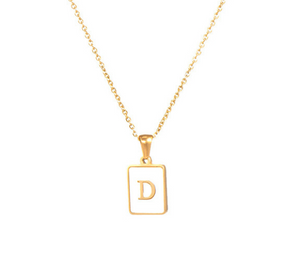 PREORDER: 18K Gold Plated Initial Necklace