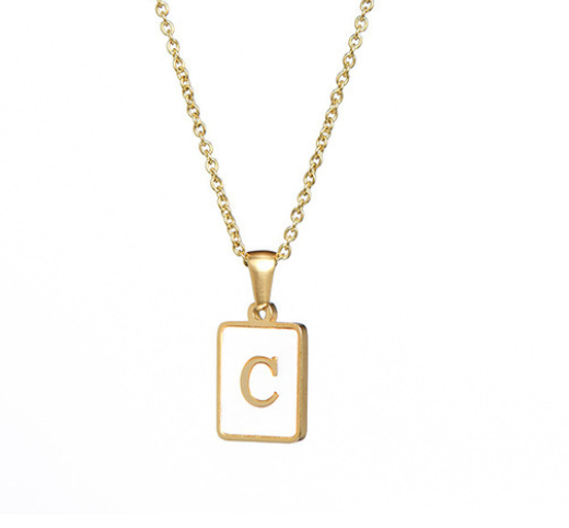 PREORDER: 18K Gold Plated Initial Necklace