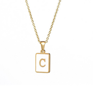 PREORDER: 18K Gold Plated Initial Necklace