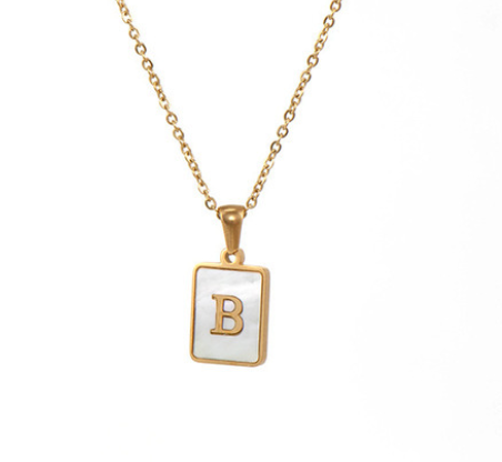 PREORDER: 18K Gold Plated Initial Necklace