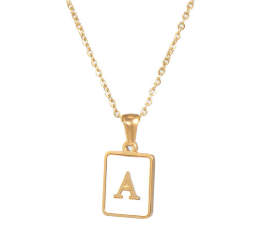 PREORDER: 18K Gold Plated Initial Necklace