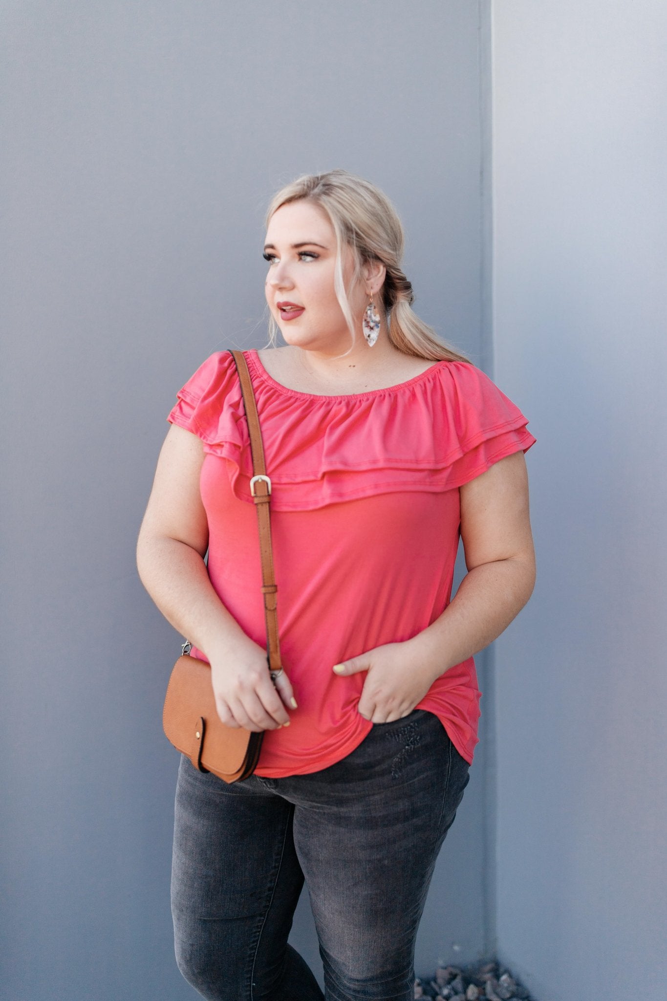 Sexy Señorita Off-Shoulder Top In Pink