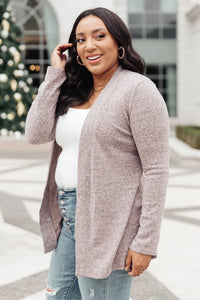 DOORBUSTER Sienna Sweater knit Cardigan In Light Blush