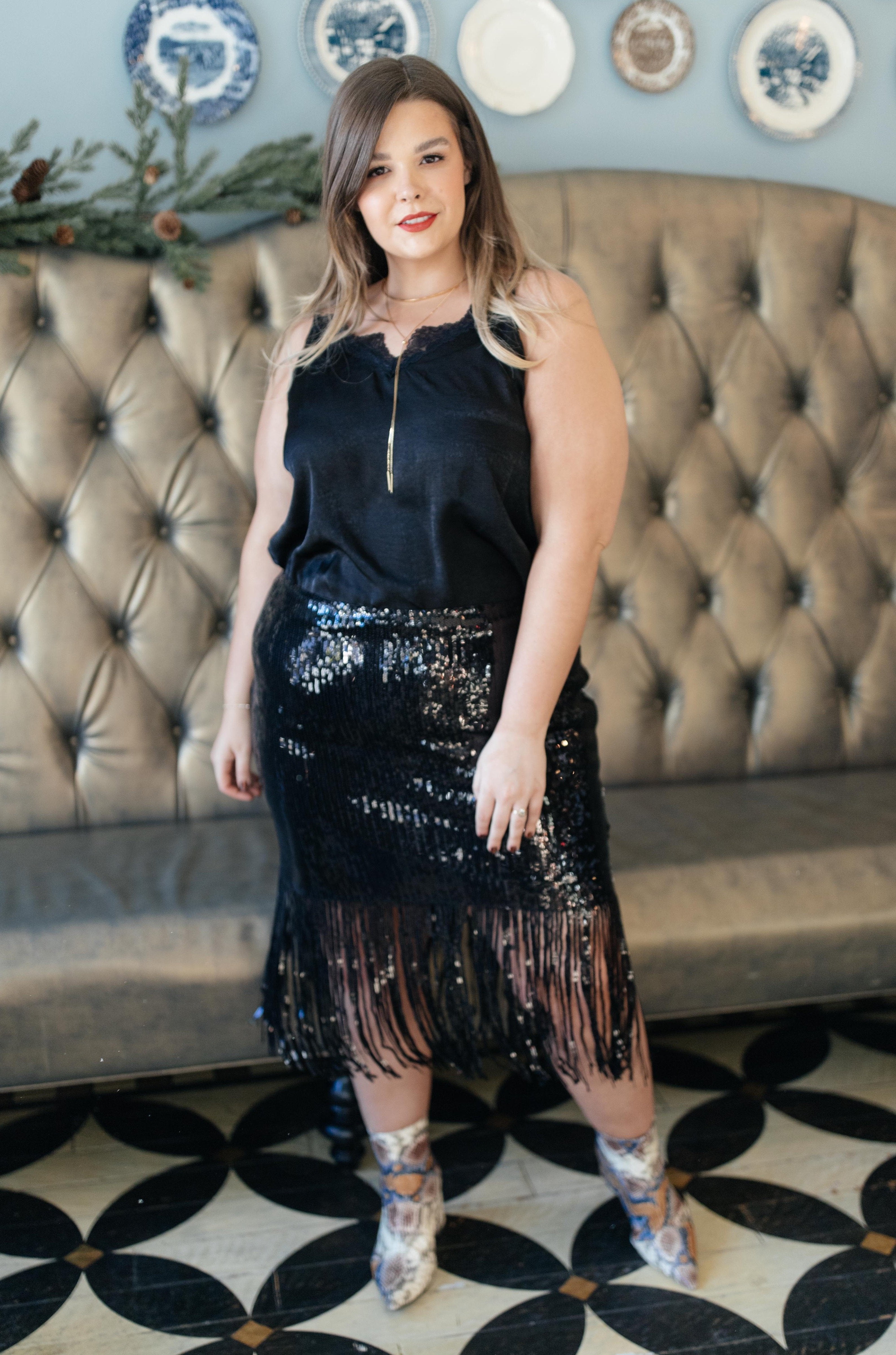 Sierra Sequin Skirt