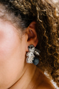 Snow Bunny Statement Earrings