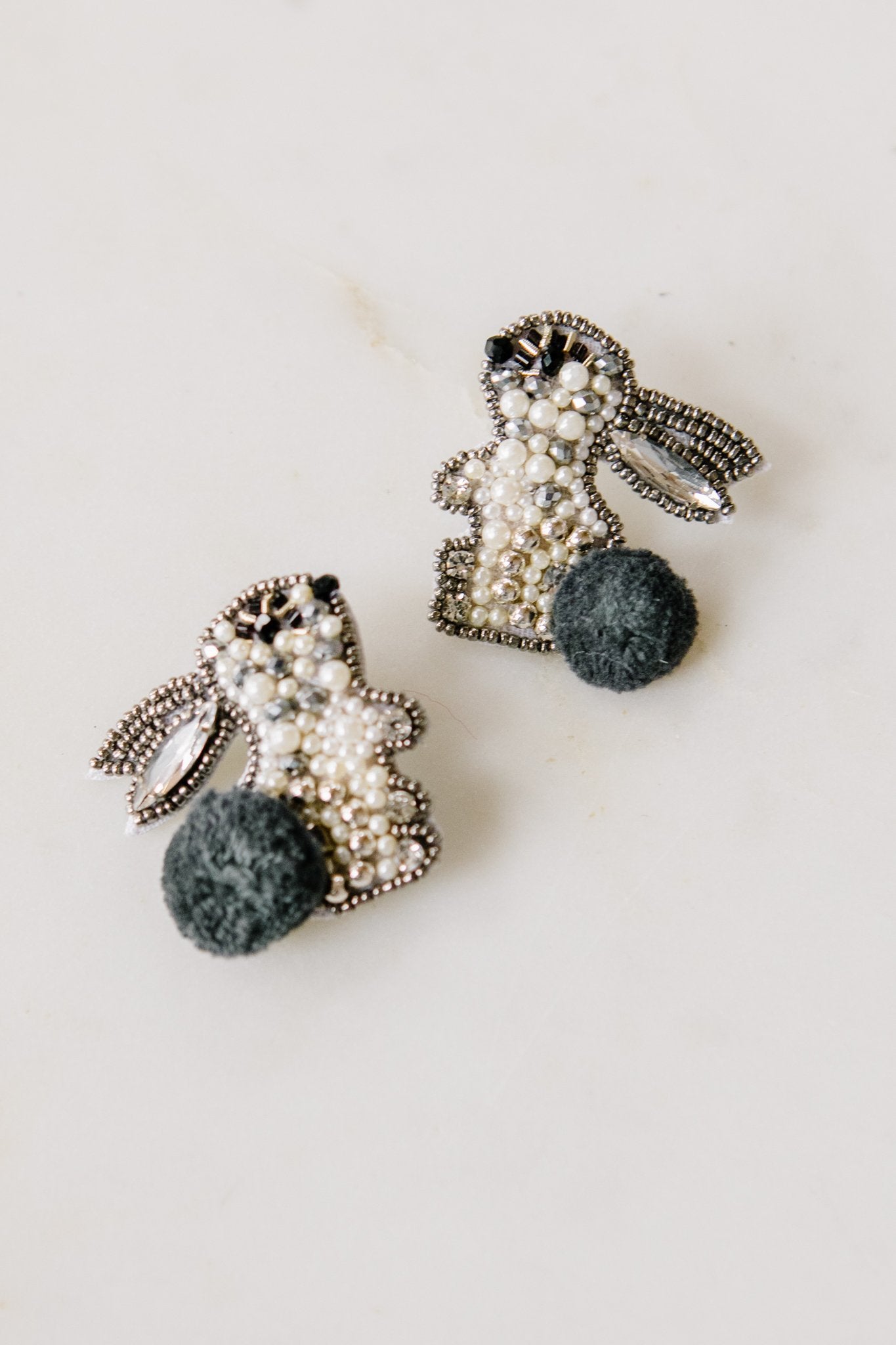 Snow Bunny Statement Earrings