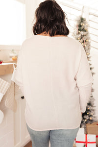 DOORBUSTER Snowed In Sweater in Ivory