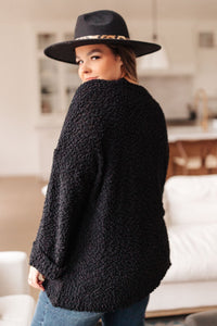 Snuggle Up Sweater in Black