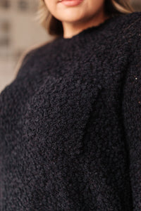 Snuggle Up Sweater in Black