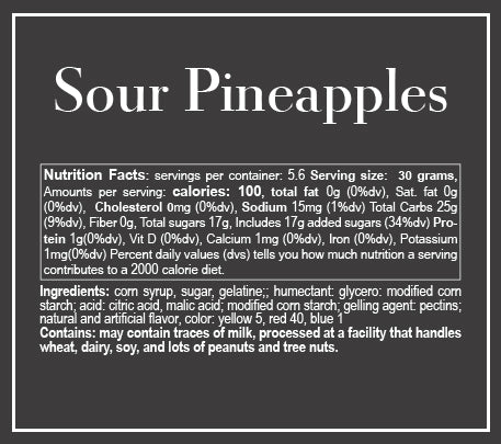 Sweetables | Sour Pineapples