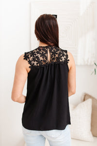 Spring Has Sprung Top in Black