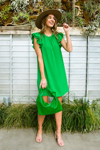 Still The One Dress In Emerald Green