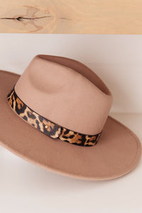 Stripe Of Sassy Hat in Khaki