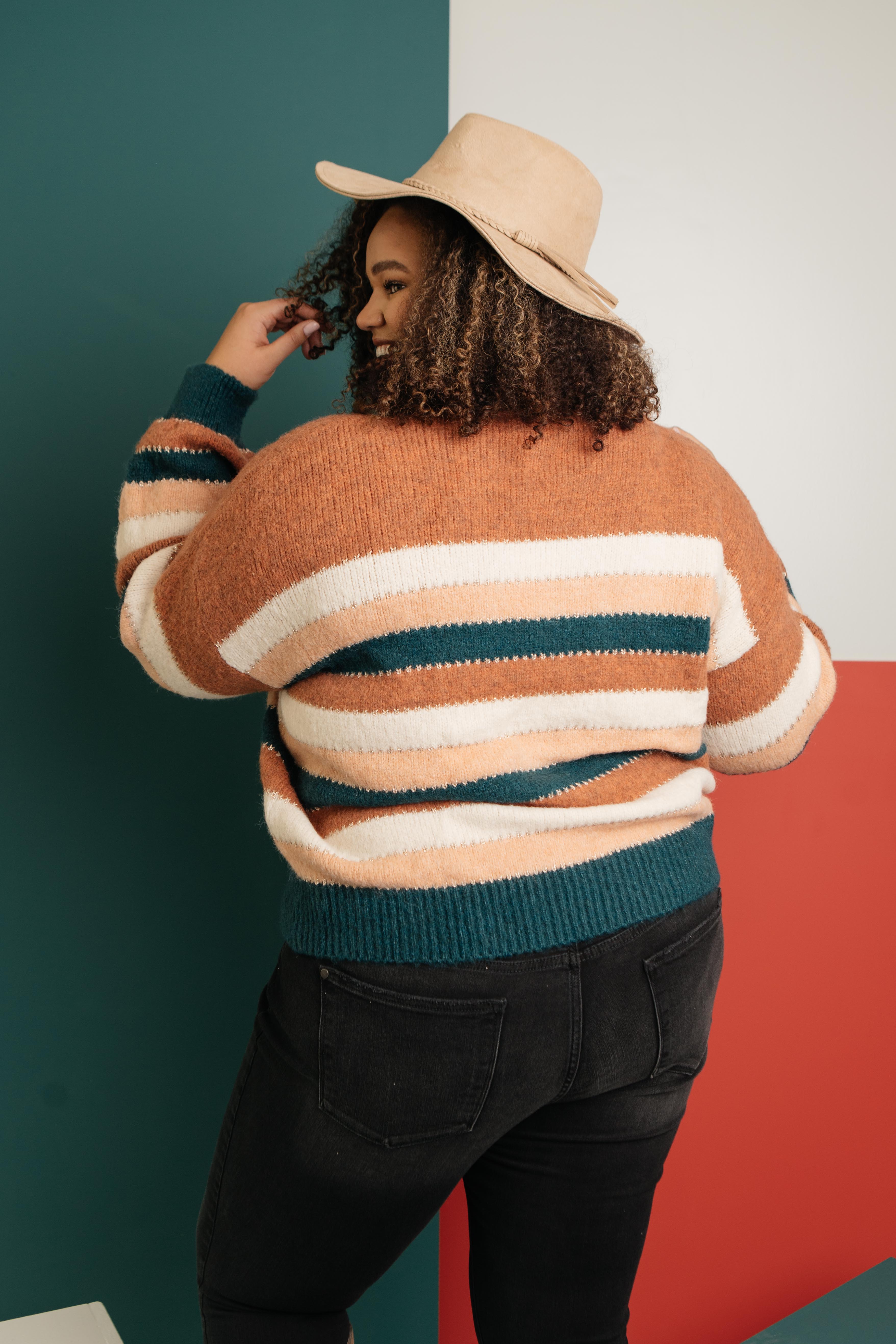 Striped Things And Winter Flings Sweater