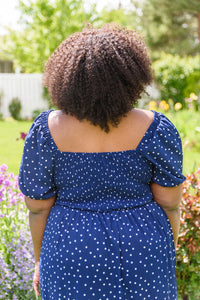 Sunday Market Dress in Blue