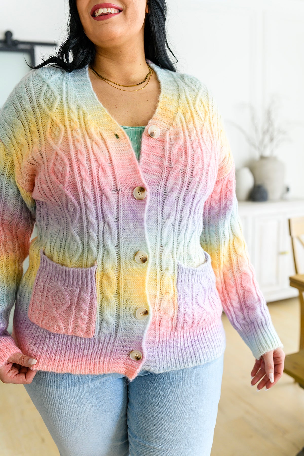 Sweet Dreams Rainbow Cardigan