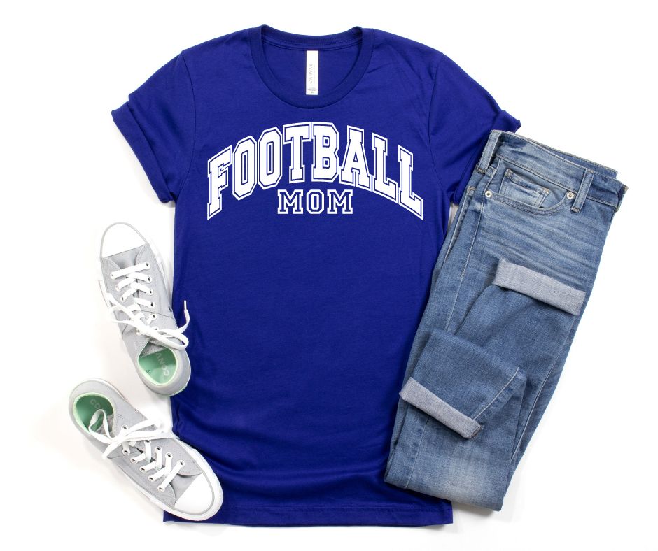 PREORDER: Football Mom Graphic Tee in 10 Colors