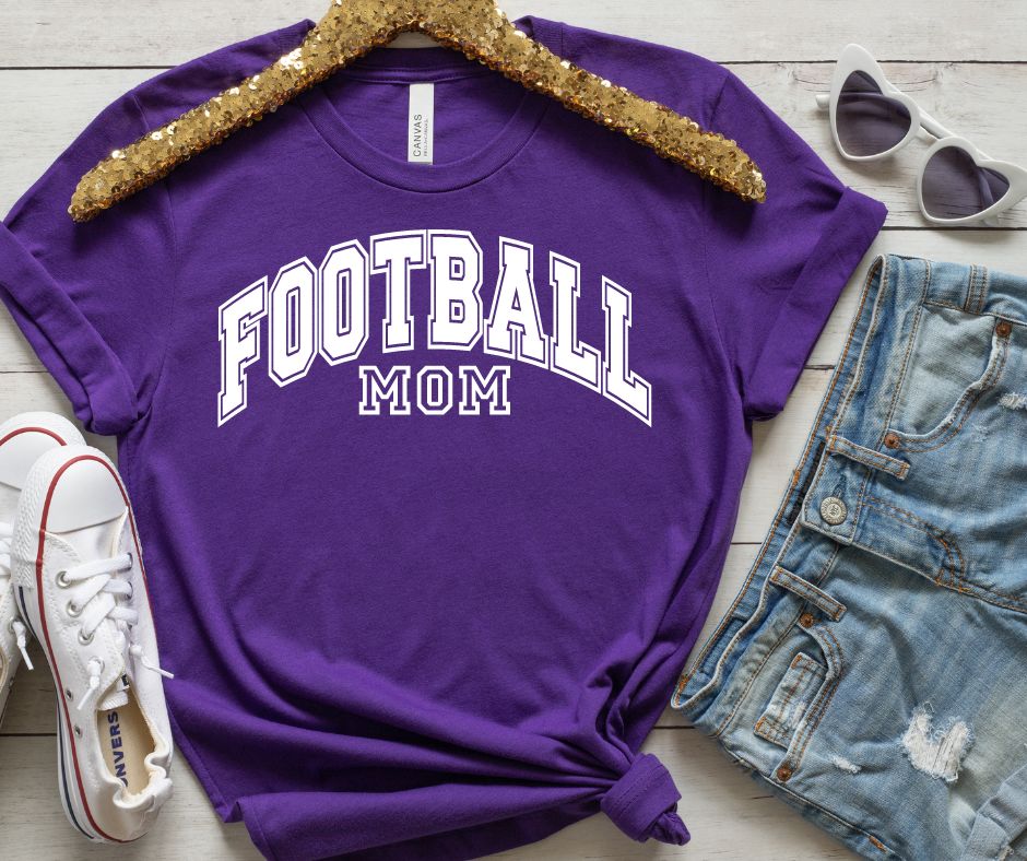 PREORDER: Football Mom Graphic Tee in 10 Colors