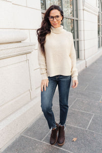 The Kelsey Sweater In Ivory