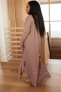 The Melanie Maxi Dress in Mauve