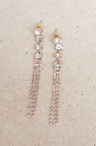 Tiered Tassel Drop Earrings