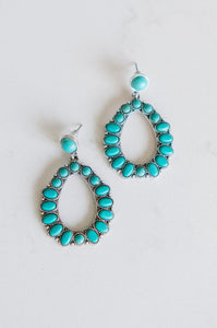 Turquoise Teardrop Earrings