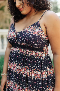 Stripes In Bloom Dress