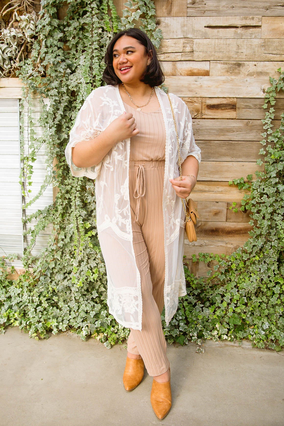 Vacay Babe Cardigan In Natural