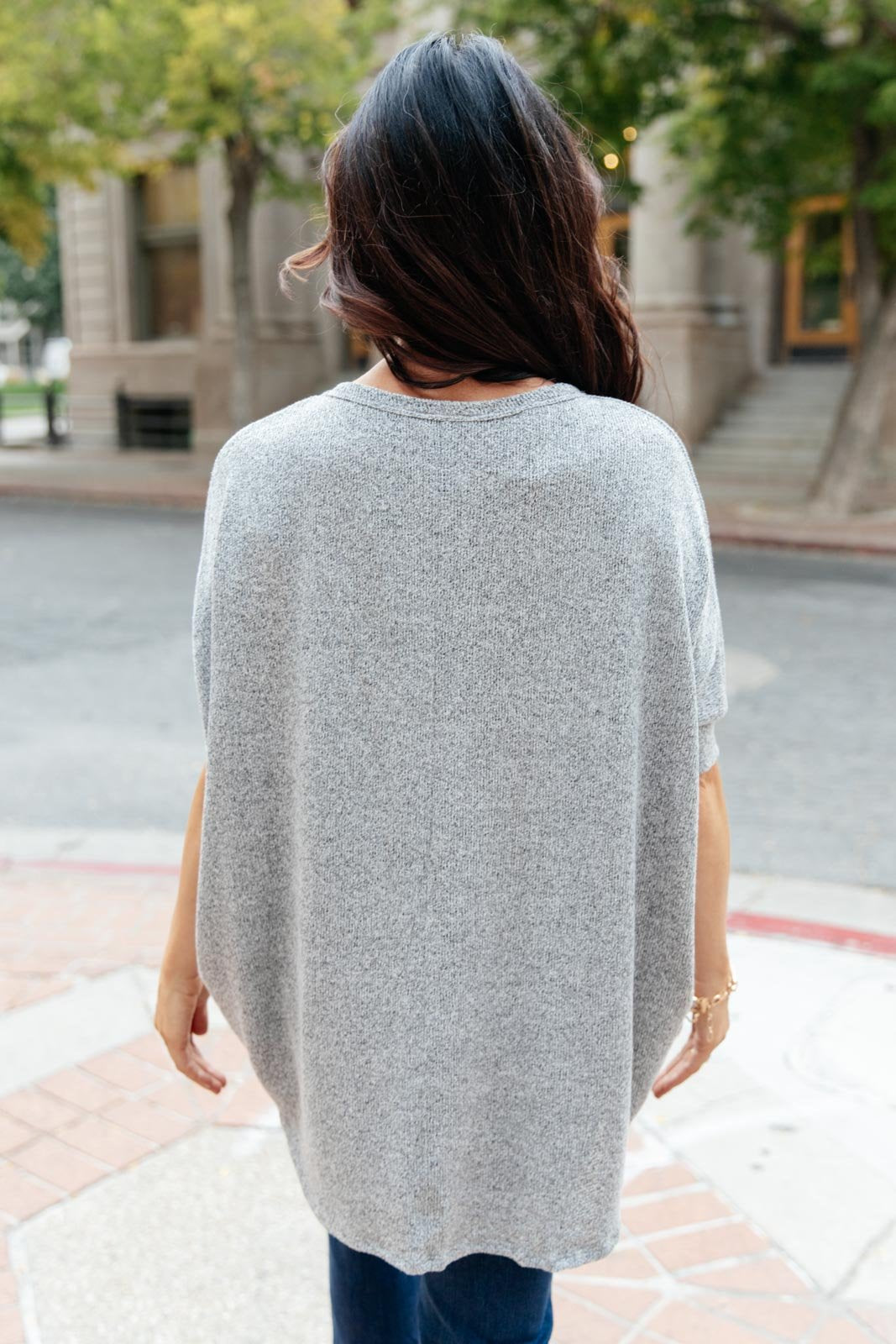 Weekend Wonder Top in Gray